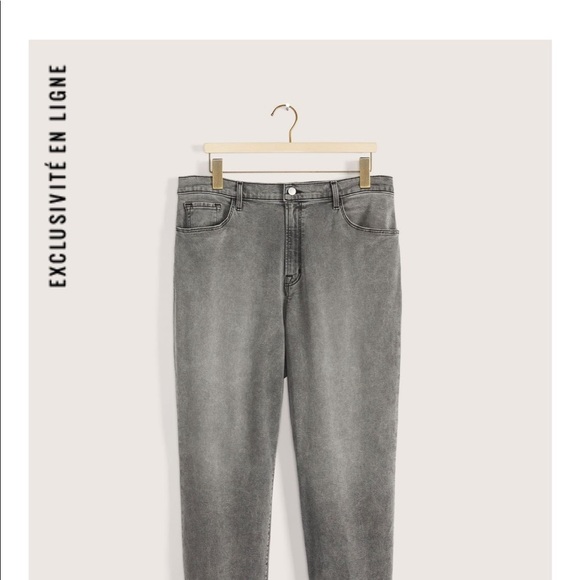 J Brand Women Gray Ruby High-Rise Slim Cigarette Denim Jean Plus Size 22 - Picture 6 of 9